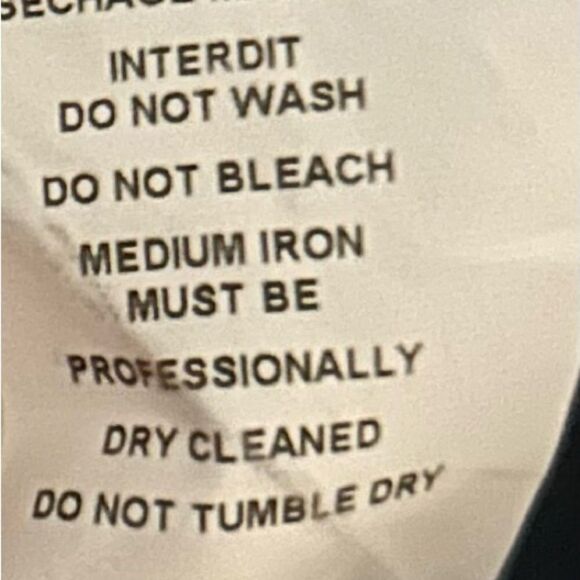 Armand Ventilo Black 100% Wool Lined High Rise Cuffed Pants Size 10 - Picture 3 of 12